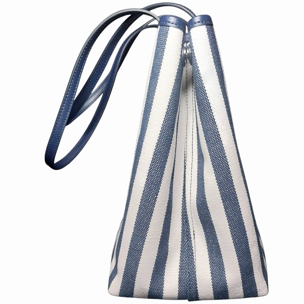 Kate Spade Street Tote Striped Side Snap Tote Bag New Without Tags - Picture 5 of 8